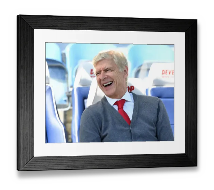 Framed Print : Arsene Wenger's Farewell: Last Match as Arsenal Manager (Huddersfield Town vs. Arsenal, May 2018)
