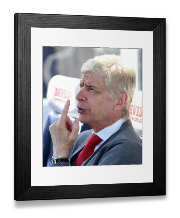 Framed Print : Arsene Wenger's Farewell: Huddersfield Town vs. Arsenal (May 2018)