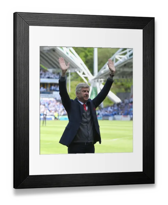 Framed Print : Arsene Wenger's Farewell: Huddersfield Town vs. Arsenal (May 2018)