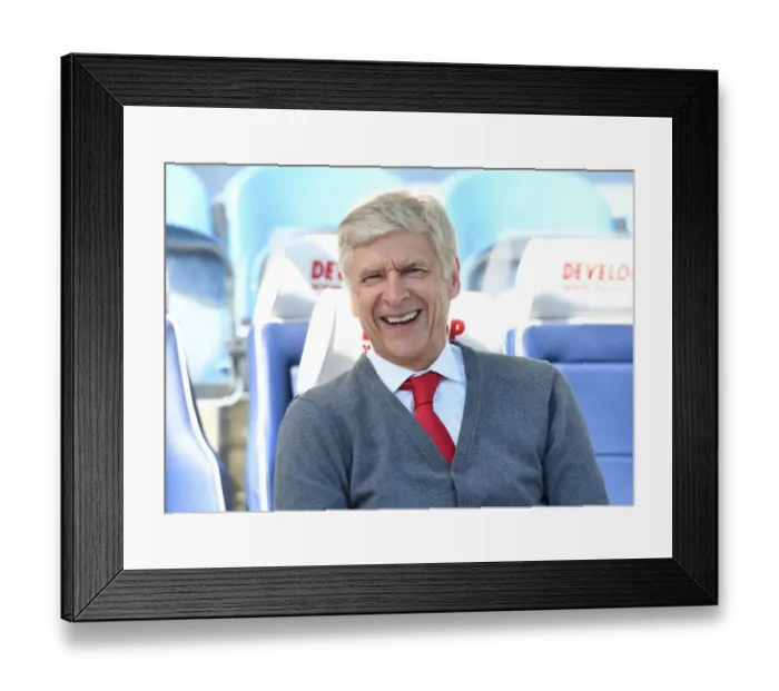 Framed Print : Arsene Wenger's Farewell: Huddersfield Town vs. Arsenal (May 2018)