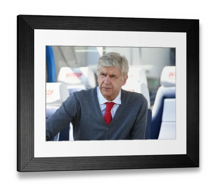 Framed Print : Arsene Wenger's Farewell: Last Match as Arsenal Manager (Huddersfield Town vs. Arsenal, May 2018)