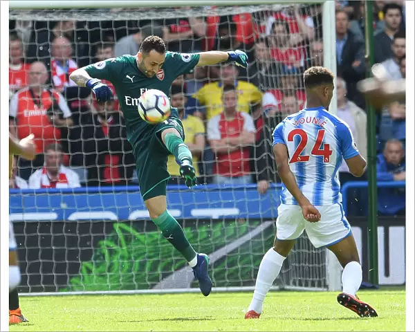 David Ospina in Action: Huddersfield Town vs. Arsenal, Premier League 2017-18