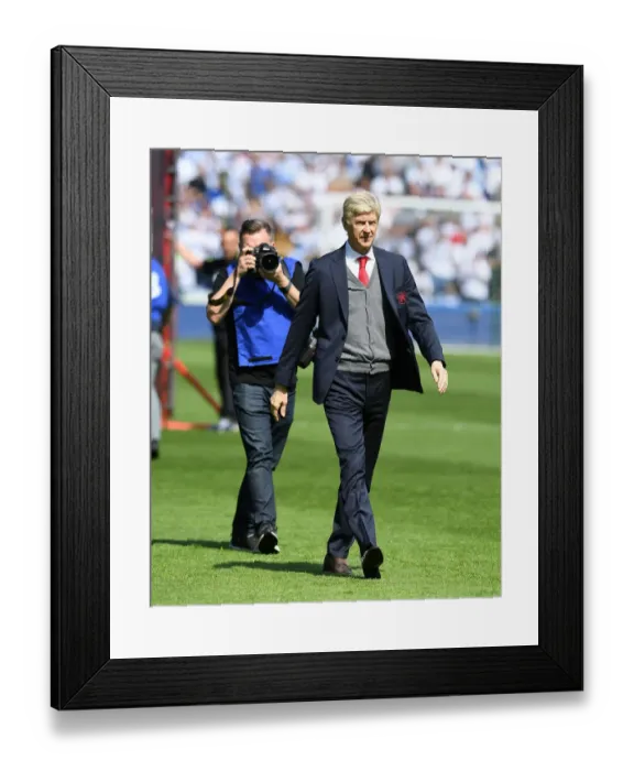 Framed Print : Arsene Wenger's Farewell: Huddersfield Town vs. Arsenal (May 2018)