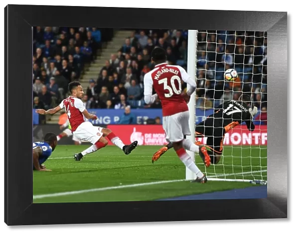 Pierre-Emerick Aubameyang Scores the Decisive Goal: Leicester City vs. Arsenal, Premier League 2017-18