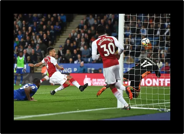 Pierre-Emerick Aubameyang Scores the Decisive Goal: Leicester City vs. Arsenal, Premier League 2017-18