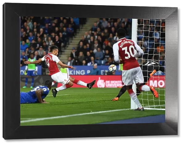 Pierre-Emerick Aubameyang Scores the Winning Goal: Leicester City vs. Arsenal, Premier League 2017-18