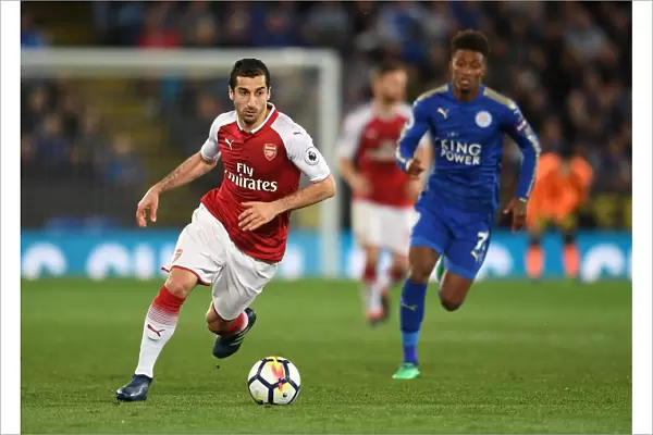 Henrikh Mkhitaryan: In Action for Arsenal vs Leicester City, Premier League 2017-18