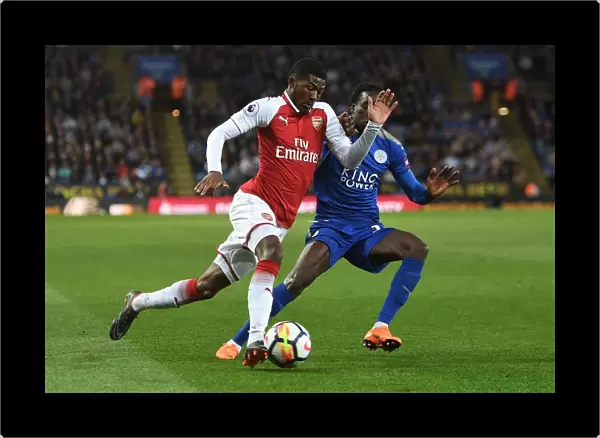 Arsenal's Ainsley Maitland-Niles Clashes with Leicester's Fousseni Diabate in Premier League Showdown