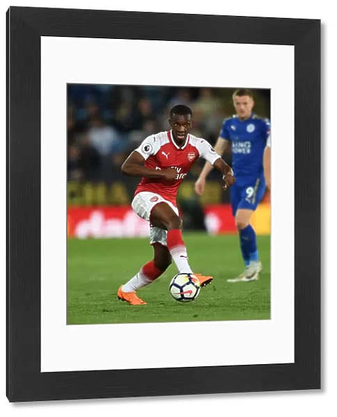 Eddie Nketiah in Action: Leicester City vs. Arsenal, Premier League 2017-18