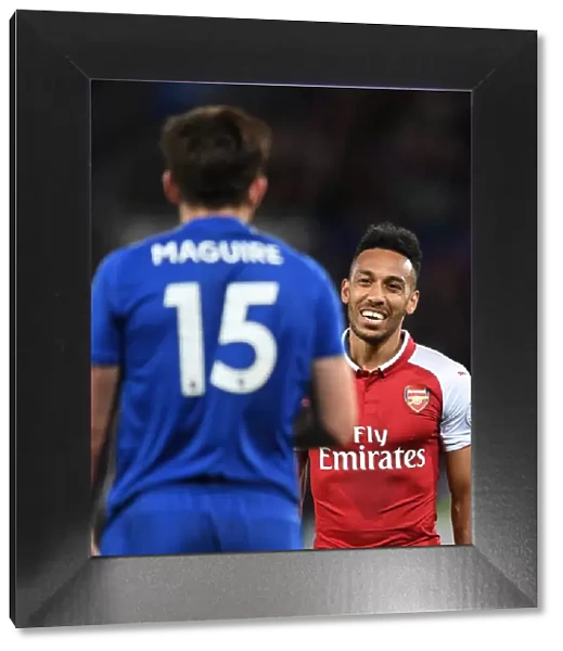 Aubameyang Shines: Arsenal's Star Forward Scores Against Leicester City (2017-18)
