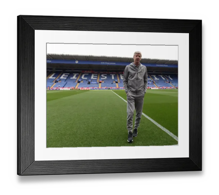 Framed Print : Arsene Wenger: The Final Battle at Leicester City (Premier League, 2018)