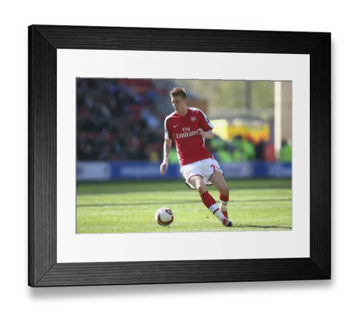 Framed Print : Bendtner's Brilliance: Arsenal Crush Wigan 4-1 Framed Print : Bendtner's Brilliance: Arsenal Crush Wigan 4-1