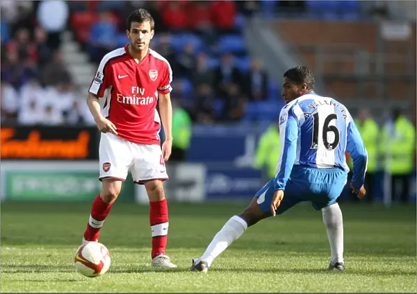 Cesc Fabregas (Arsenal) Antonio Valencia (Wigan)