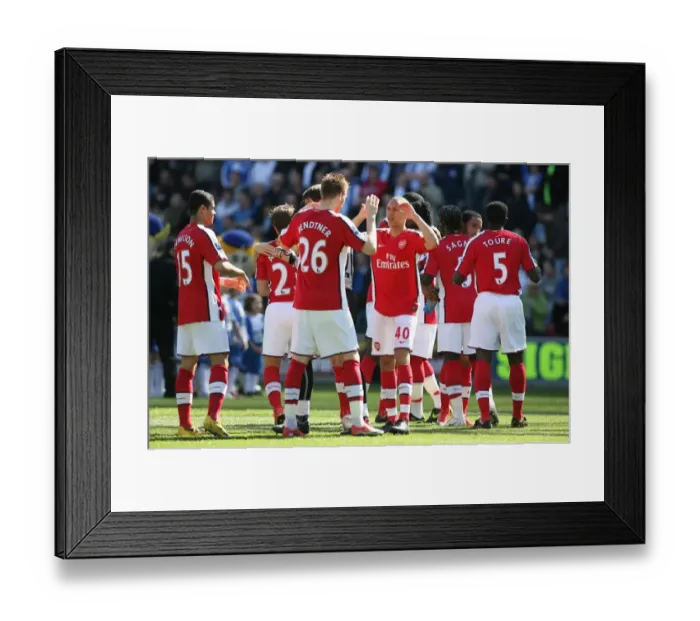 Framed Print : Kieran Gibbs and Nicklas Bendtner (Arsenal) Framed Print : Kieran Gibbs and Nicklas Bendtner (Arsenal)