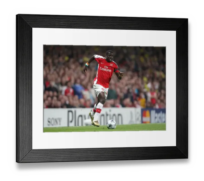 Framed Print : Arsenal's Triumph: Emmanuel Eboue's Unforgettable Performance in Arsenal's 3-0 Victory Over Villarreal in the UEFA Champions League Quarterfinals (April 15, 2009) Framed Print : Arsenal's Triumph: Emmanuel Eboue's Unforgettable Performance in Arsenal's 3-0 Victory Over Villarreal in the UEFA Champions League Quarterfinals (April 15, 2009)