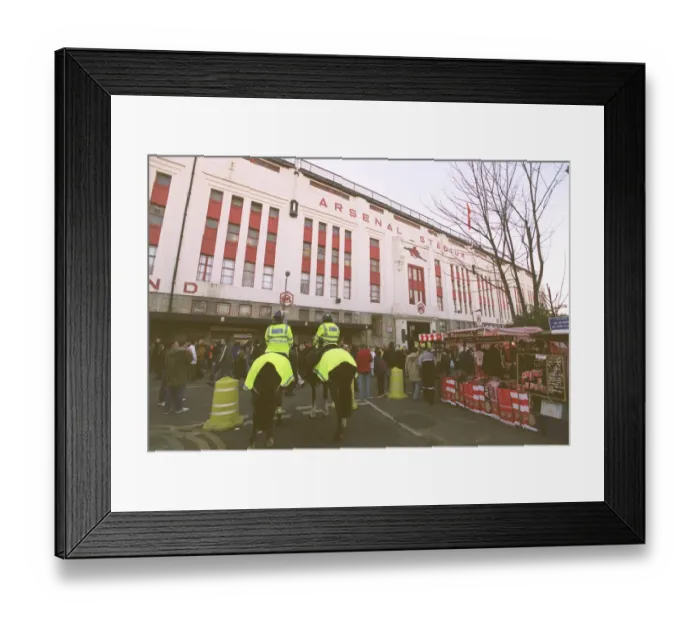 Framed Print : East Stand before the match. Arsenal 0: 2 Chelsea. FA Premier League