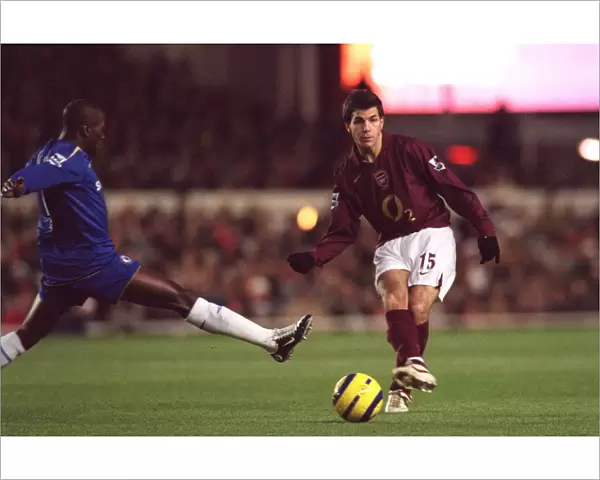 Cesc Fabregas (Arensal) Claude Makelele (Chelsea). Arsenal 0: 2 Chelsea