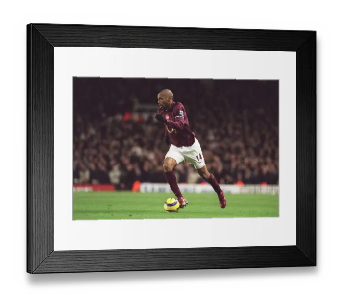 Framed Print : Thierry Henry's Heartbreak: Arsenal 0-2 Chelsea, FA Premier League, Highbury, London, 18 / 12 / 05