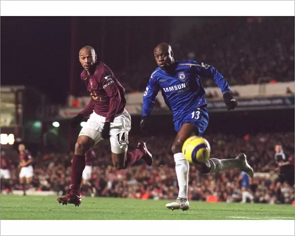 Thierry Henry (Arensal) William Gallas (Chelsea). Arsenal 0: 2 Chelsea
