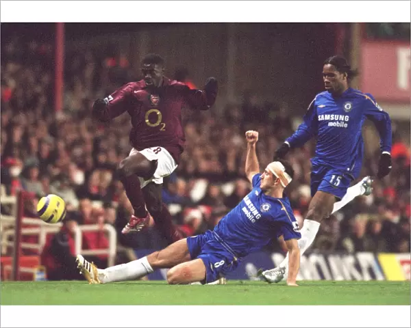 Kolo Toure (Arensal) Frank Lampard (Chelsea). Arsenal 0: 2 Chelsea