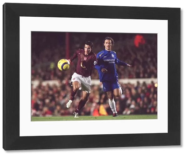 Robin van Persie (Arensal) Ricardo Carvalho (Chelsea). Arsenal 0: 2 Chelsea