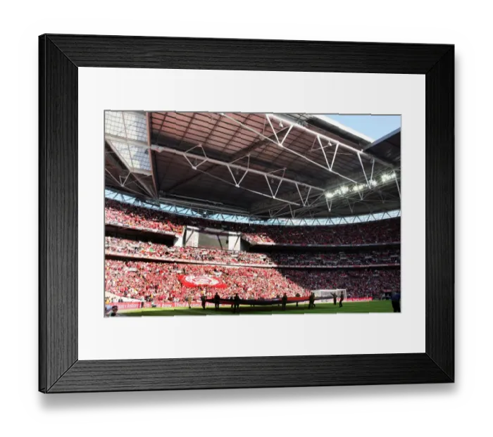 Framed Print : Arsenal Fans Heartbreak: Arsenal 1:2 Chelsea, FA Cup Semi-Final, Wembley Stadium, London, 2009