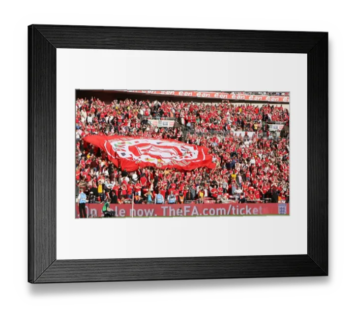 Framed Print : Arsenal fans