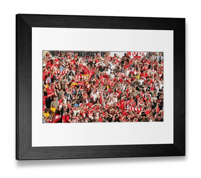 Framed Print : Arsenal Fans React in Disbelief: Arsenal 1:2 Chelsea, FA Cup Semi-Final, Wembley Stadium, London, 2009 Framed Print : Arsenal Fans React in Disbelief: Arsenal 1:2 Chelsea, FA Cup Semi-Final, Wembley Stadium, London, 2009