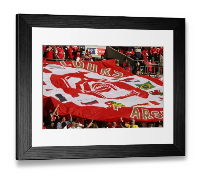Framed Print : Arsenal Fans in Disbelief: FA Cup Semi-Final Loss to Chelsea at Wembley Stadium, 2009 Framed Print : Arsenal Fans in Disbelief: FA Cup Semi-Final Loss to Chelsea at Wembley Stadium, 2009