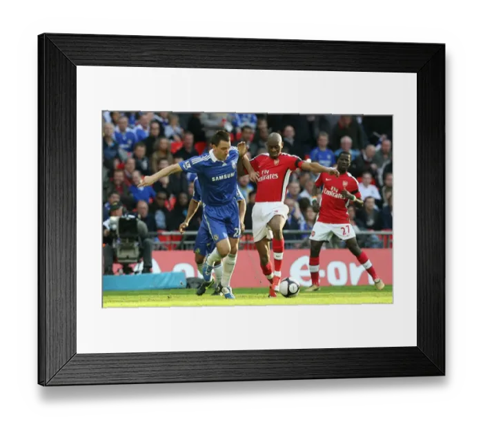 Framed Print : Abou Diaby (Arsenal) John Terry (Chelsea) Framed Print : Abou Diaby (Arsenal) John Terry (Chelsea)