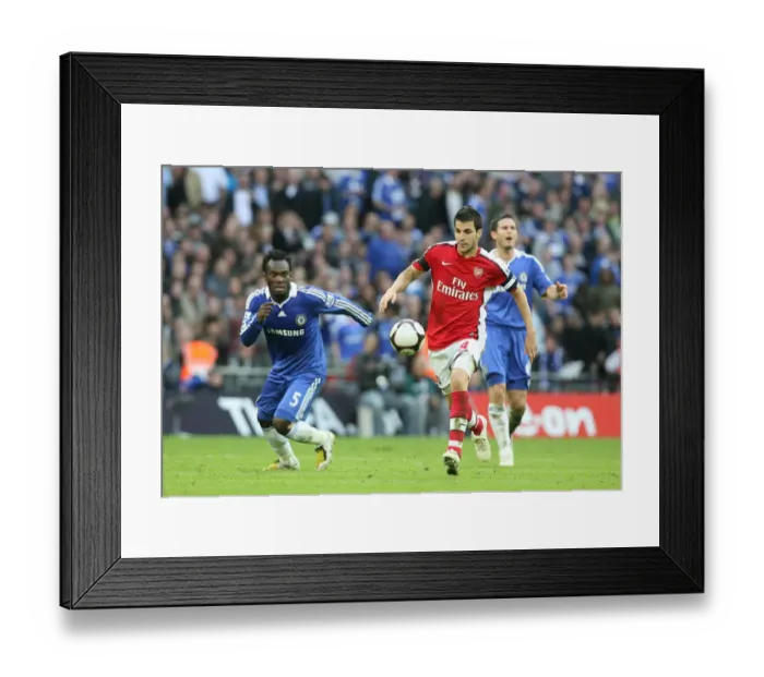 Framed Print : Clash of Titans: Fabregas vs Essien in FA Cup Semi-Final Showdown - Arsenal 1:2 Chelsea (2009) Framed Print : Clash of Titans: Fabregas vs Essien in FA Cup Semi-Final Showdown - Arsenal 1:2 Chelsea (2009)