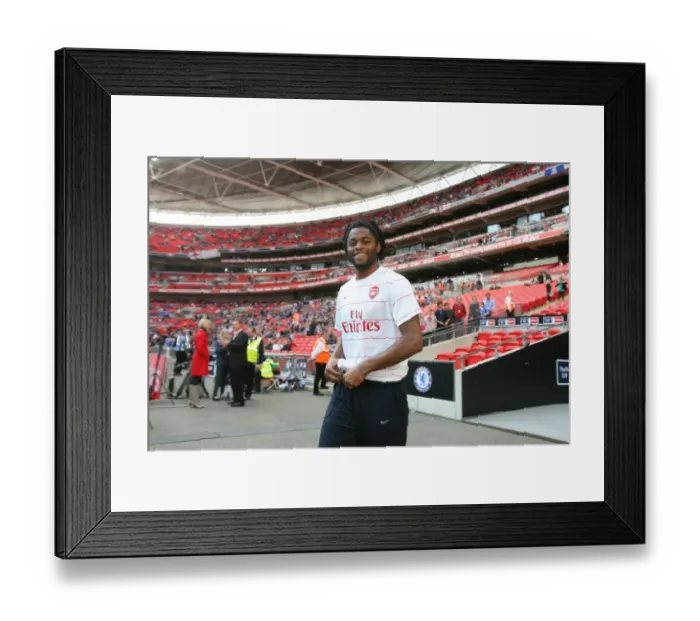 Framed Print : Alex Song in Action for Arsenal Against Chelsea in FA Cup Semi-Final at Wembley Stadium, 2009 Framed Print : Alex Song in Action for Arsenal Against Chelsea in FA Cup Semi-Final at Wembley Stadium, 2009