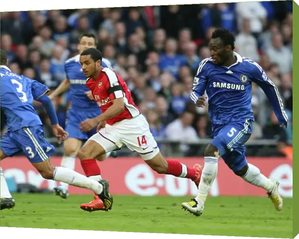 Theo Walcott (Arsenal) Ashley Cole and Michael Essien (Chelsea)