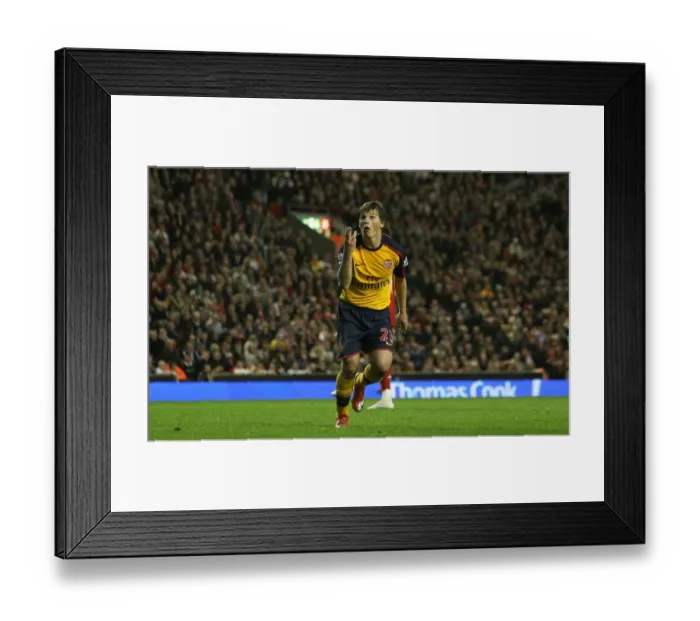 Framed Print : Arshavin's Triumphant Goal: 4-4 Liverpool, Premier League Thriller Framed Print : Arshavin's Triumphant Goal: 4-4 Liverpool, Premier League Thriller