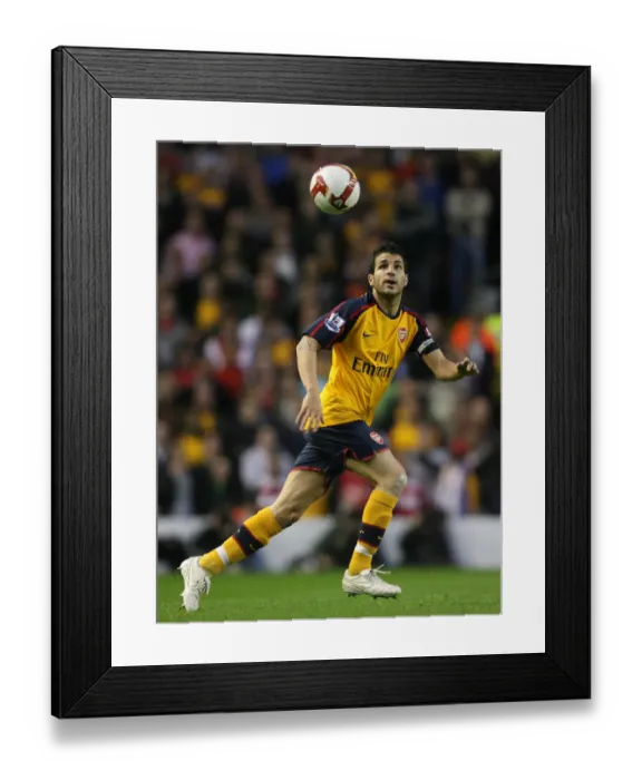 Framed Print : Cesc Fabregas: Battle at Anfield - Arsenal vs Liverpool, 4:4, Premier League, 22 / 4 / 2009 Framed Print : Cesc Fabregas: Battle at Anfield - Arsenal vs Liverpool, 4:4, Premier League, 22 / 4 / 2009