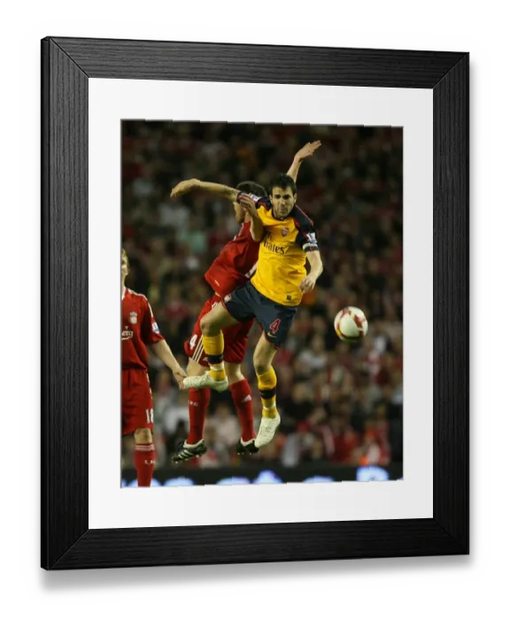 Framed Print : Cesc Fabregas (Liverpool) Xabi Alonso (Liverpool) Framed Print : Cesc Fabregas (Liverpool) Xabi Alonso (Liverpool)