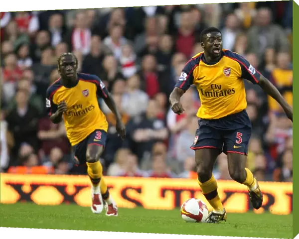 Kolo Toure and Bacary Sagna (Arsenal)