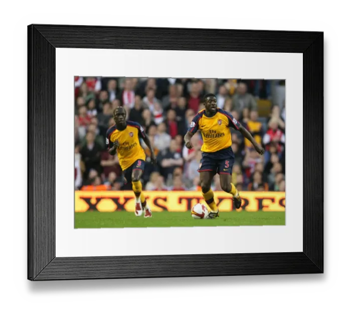 Framed Print : Kolo Toure and Bacary Sagna (Arsenal) Framed Print : Kolo Toure and Bacary Sagna (Arsenal)