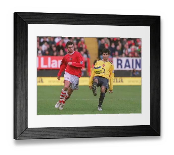 Framed Print : Cesc Fabregas Scores the Winner: Arsenal's 1-0 Victory over Charlton Athletic, 2005 Framed Print : Cesc Fabregas Scores the Winner: Arsenal's 1-0 Victory over Charlton Athletic, 2005