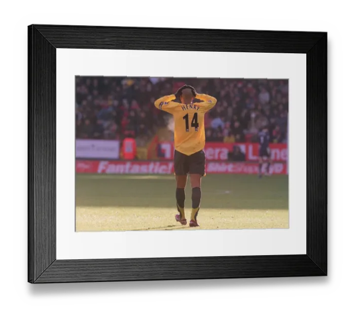 Framed Print : Thierry Henry's Iconic Goal: Arsenal's Victory Over Charlton Athletic (2005)