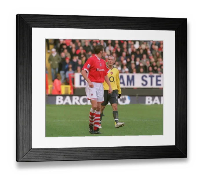 Framed Print : Freddie Ljungberg (Arsenal) Hermann Hreidarsson (Charlton) Framed Print : Freddie Ljungberg (Arsenal) Hermann Hreidarsson (Charlton)