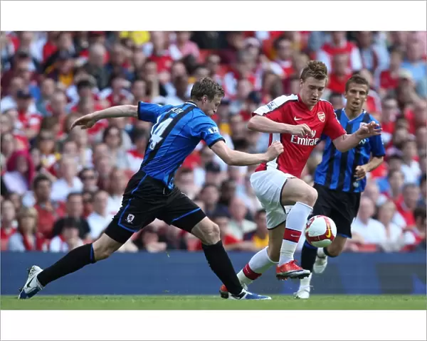 Nicklas Bendtner (Arsenal) Robert Huth (Middlesbrough)