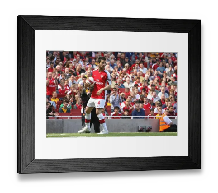 Framed Print : Cesc Fabregas's Strike: Arsenal's 2-0 Victory over Middlesbrough in the Barclays Premier League, April 26, 2009 Framed Print : Cesc Fabregas's Strike: Arsenal's 2-0 Victory over Middlesbrough in the Barclays Premier League, April 26, 2009