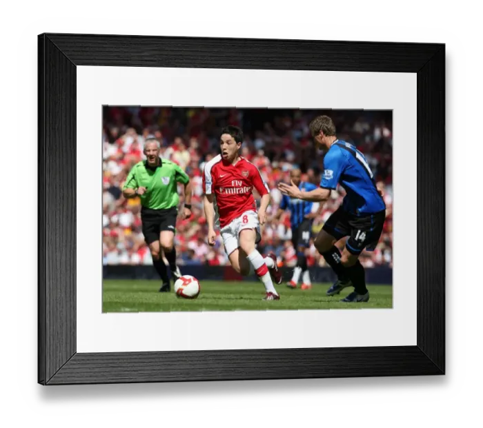 Framed Print : Arsenal's Nasri Scores Twice: 2-0 Win Over Middlesbrough in Premier League Framed Print : Arsenal's Nasri Scores Twice: 2-0 Win Over Middlesbrough in Premier League