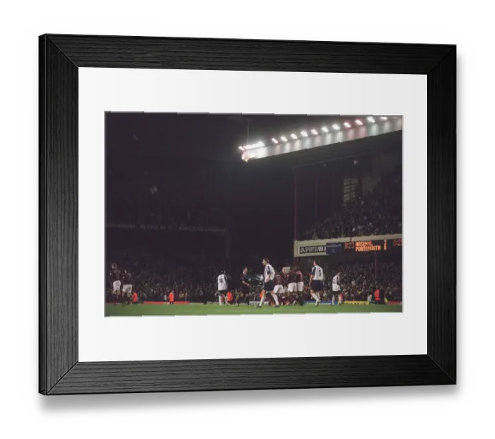 Framed Print : Thierry Henry celebrates scoring Arsenals 3rd goal. Arsenal 4: 0 Portsmouth Framed Print : Thierry Henry celebrates scoring Arsenals 3rd goal. Arsenal 4: 0 Portsmouth