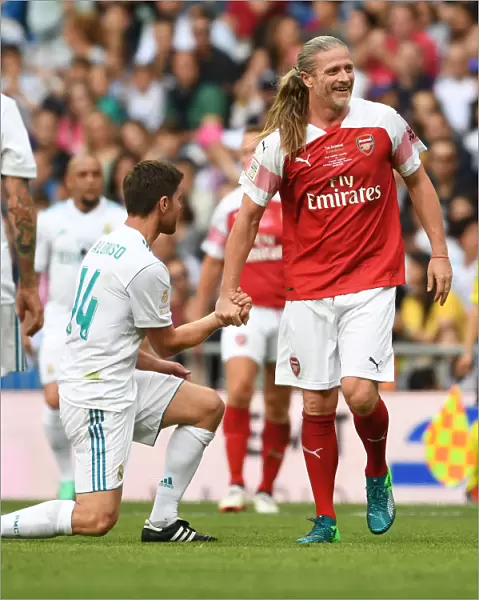 Clash of Football Legends: Emmanuel Petit vs. Xabi Alonso - Arsenal vs. Real Madrid (2018-19)