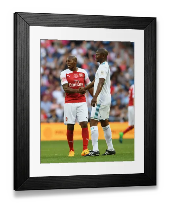 Framed Print : Arsenal vs. Real Madrid: A Legendary Clash at Bernabeu (2018-19)