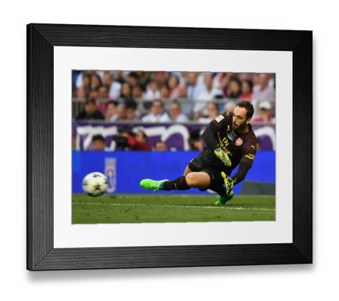 Framed Print : Clash of Football Legends: Arsenal vs Real Madrid (2018-19) - Manuel Almunia at Bernabeu Framed Print : Clash of Football Legends: Arsenal vs Real Madrid (2018-19) - Manuel Almunia at Bernabeu