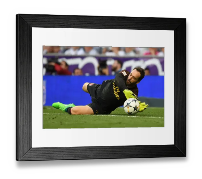 Framed Print : Arsenal Legends vs Real Madrid Legends: A Clash of Football Greats - Manuel Almunia at Bernabeu (2018-19) Framed Print : Arsenal Legends vs Real Madrid Legends: A Clash of Football Greats - Manuel Almunia at Bernabeu (2018-19)