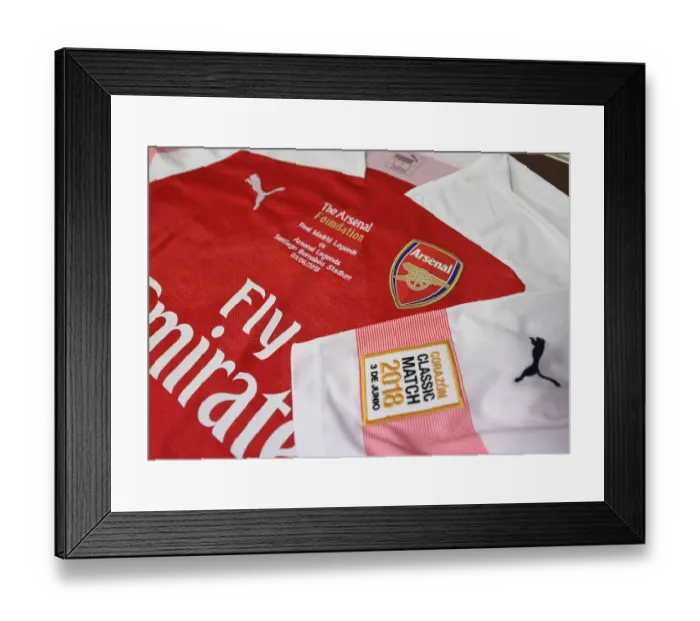 Framed Print : Arsenal Foundation: Preparing for the Clash against Real Madrid Legends at Bernabeu Framed Print : Arsenal Foundation: Preparing for the Clash against Real Madrid Legends at Bernabeu